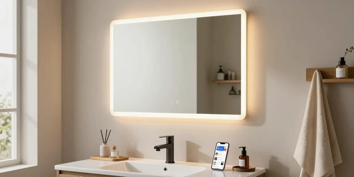 Oglinda baie - Stylish bathroom mirror options for e-commerce shopping.