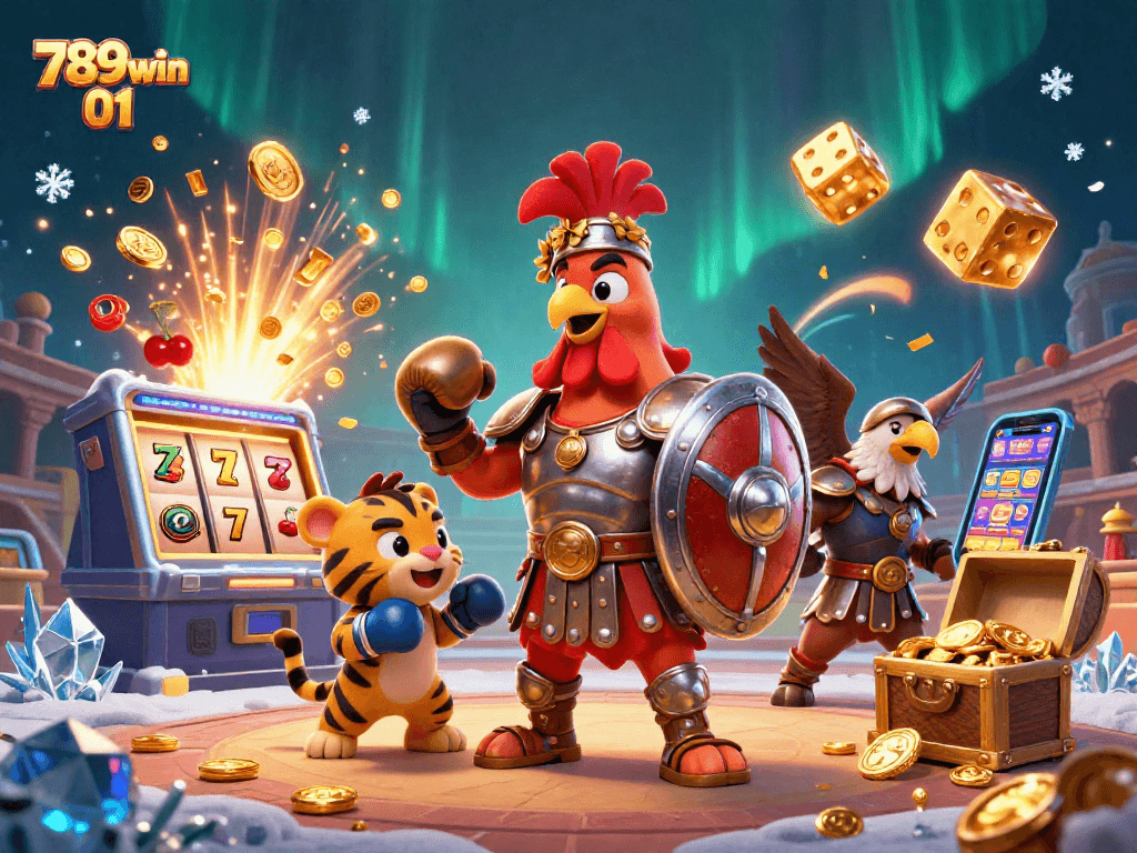 Experience excitement at 789win 01 with vibrant illustrations of jackpots and games.
