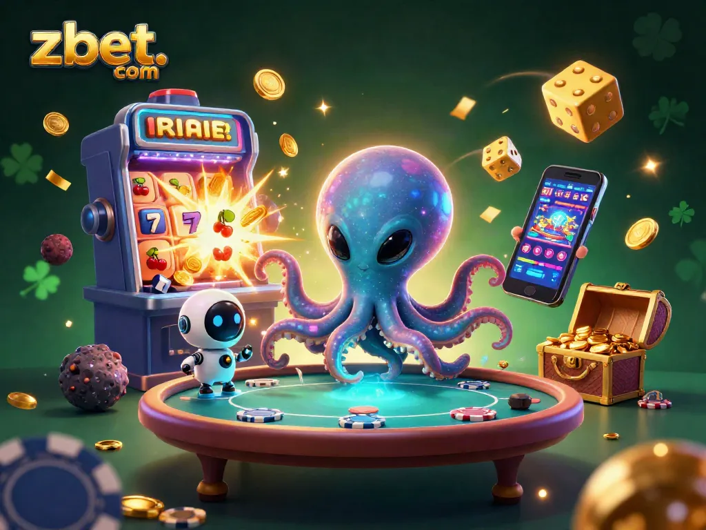 Experience zbet. com with an exciting 3D alien octopus and dynamic casino scene