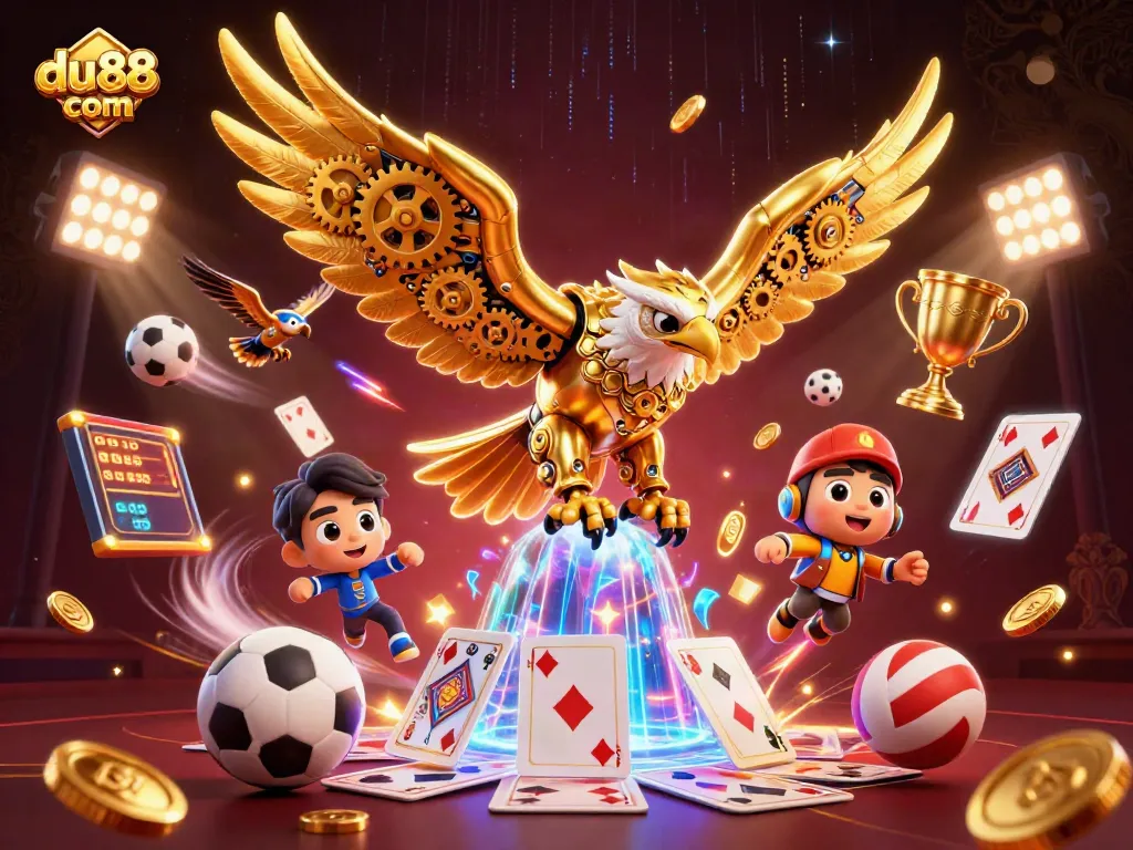Experience excitement with du88 com in this vibrant, dynamic casino scene showcasing incredible gaming action.