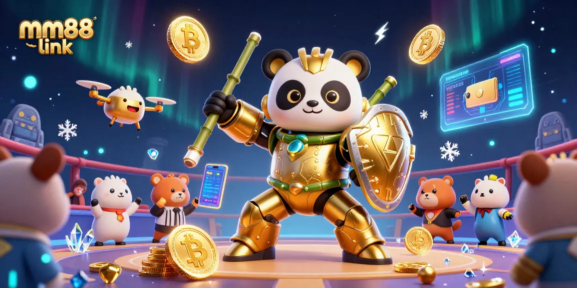 Experience thrilling gameplay with mm88 link featuring a dynamic golden panda and vibrant casino elements.