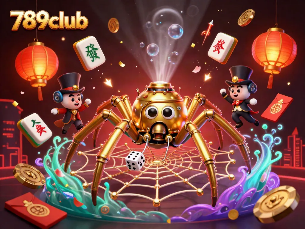 Experience the excitement of 789club with vibrant 3D illustrations of casino games and dynamic themes.