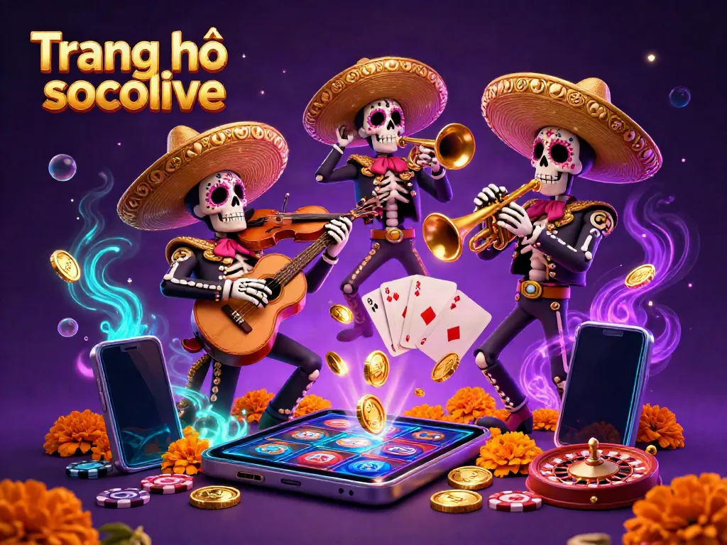 Experience thrilling betting with Trang chủ socolive, vibrant mariachi band and dynamic gaming elements.