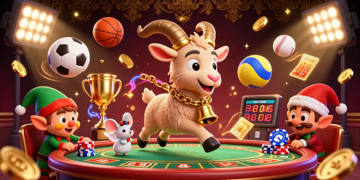 Experience excitement at tại dabet with Krampus and elf gremlins in a thrilling casino scene.