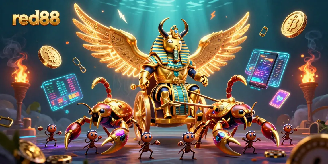 Experience the excitement of red88 with vibrant games and unique characters in action.