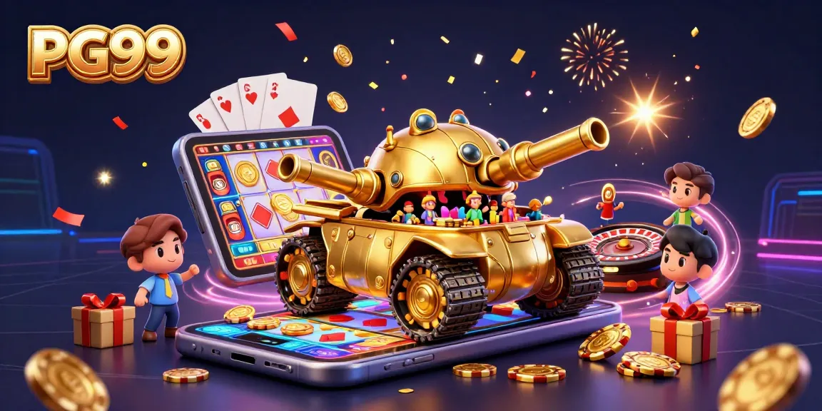 Engage in thrilling action at PG99's miniature casino, bursting with excitement and rewards.