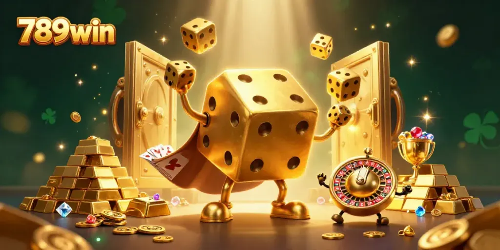 Experience the excitement of 789win with lively casino characters and rich gambling elements.
