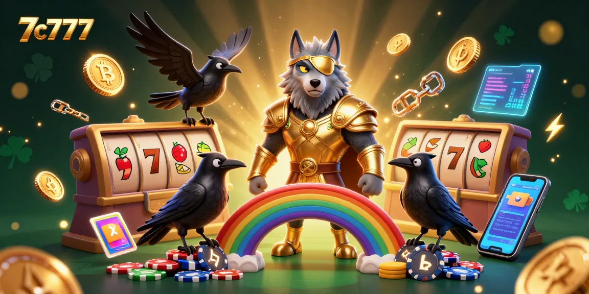 Engage with the vibrant world of 7c7777 featuring Odin and ravens at a jackpot bridge.