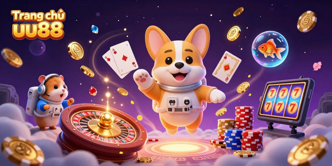 Experience the excitement of Trang chủ uu88 with a thrilling 3D casino adventure featuring unique characters.