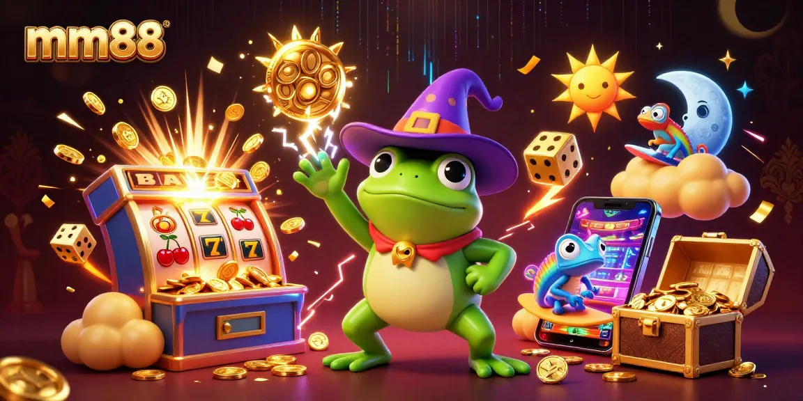 Engage in thrilling gameplay at mm88 with vibrant illustrations of casino excitement.